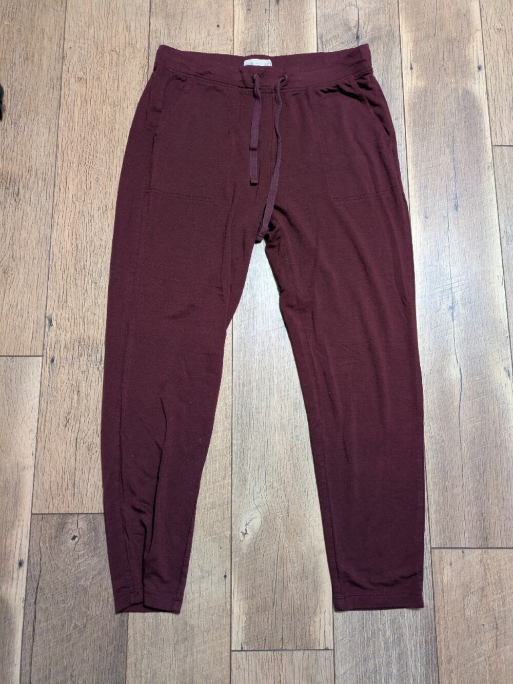 Lou & Grey for LOFT Signaturesoft Sweatpant M Burgundy Maroon Rayon Blend Lounge